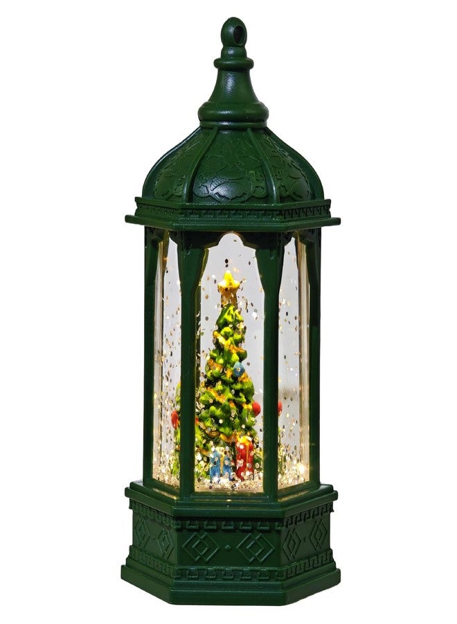 كرة ثلجية لعيد الميلاد من ميري بالس، كرات ثلجية مضيئة لامعة، زينة طاولة على شكل فانوس - شجرة عيد الميلاد - Image 1